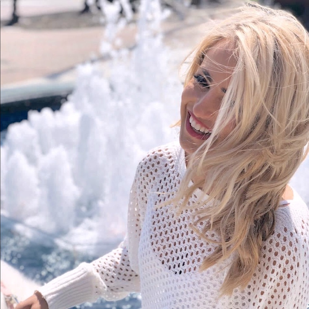 Express Open Stitch Pullover Knit - image 1